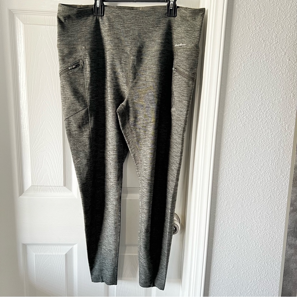 Eddie Bauer GLACIER PEAK TIGHT Olive Green Leggings Women’s XL - Picture 13 of 15